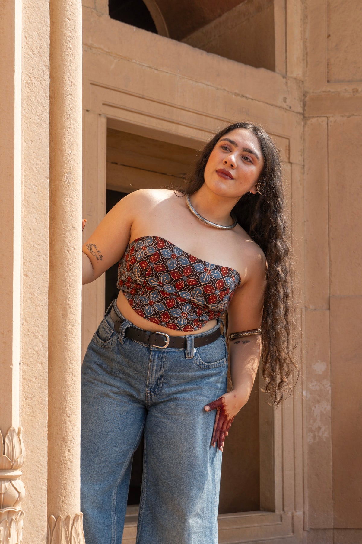 Sia Ajrak corset