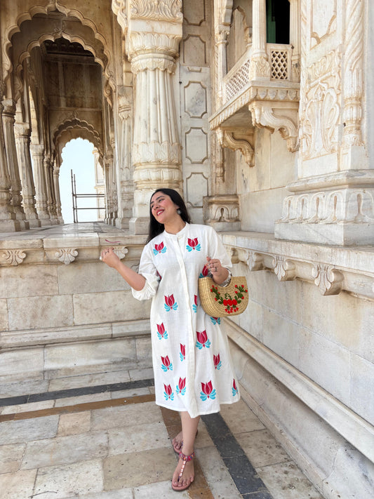 Kamala Linen Dress