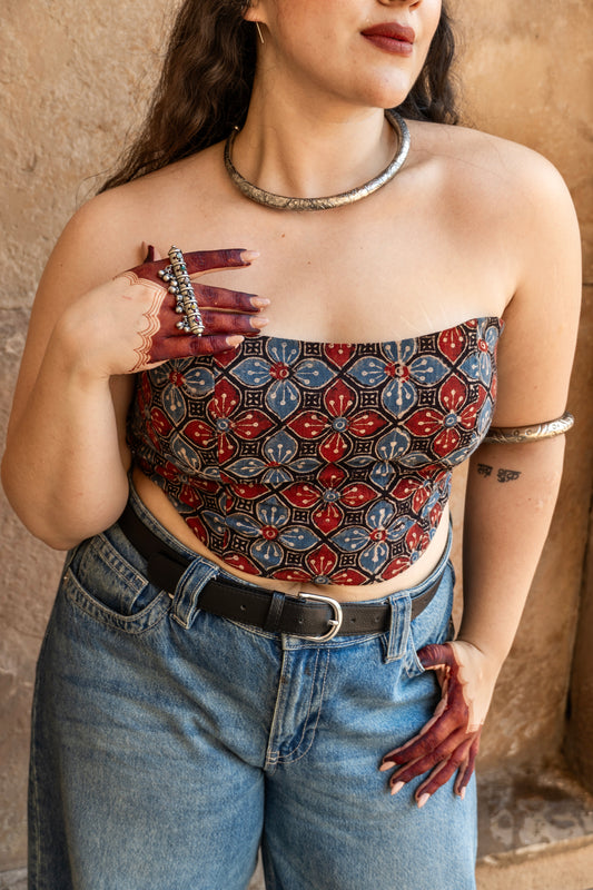 Sia Ajrak corset