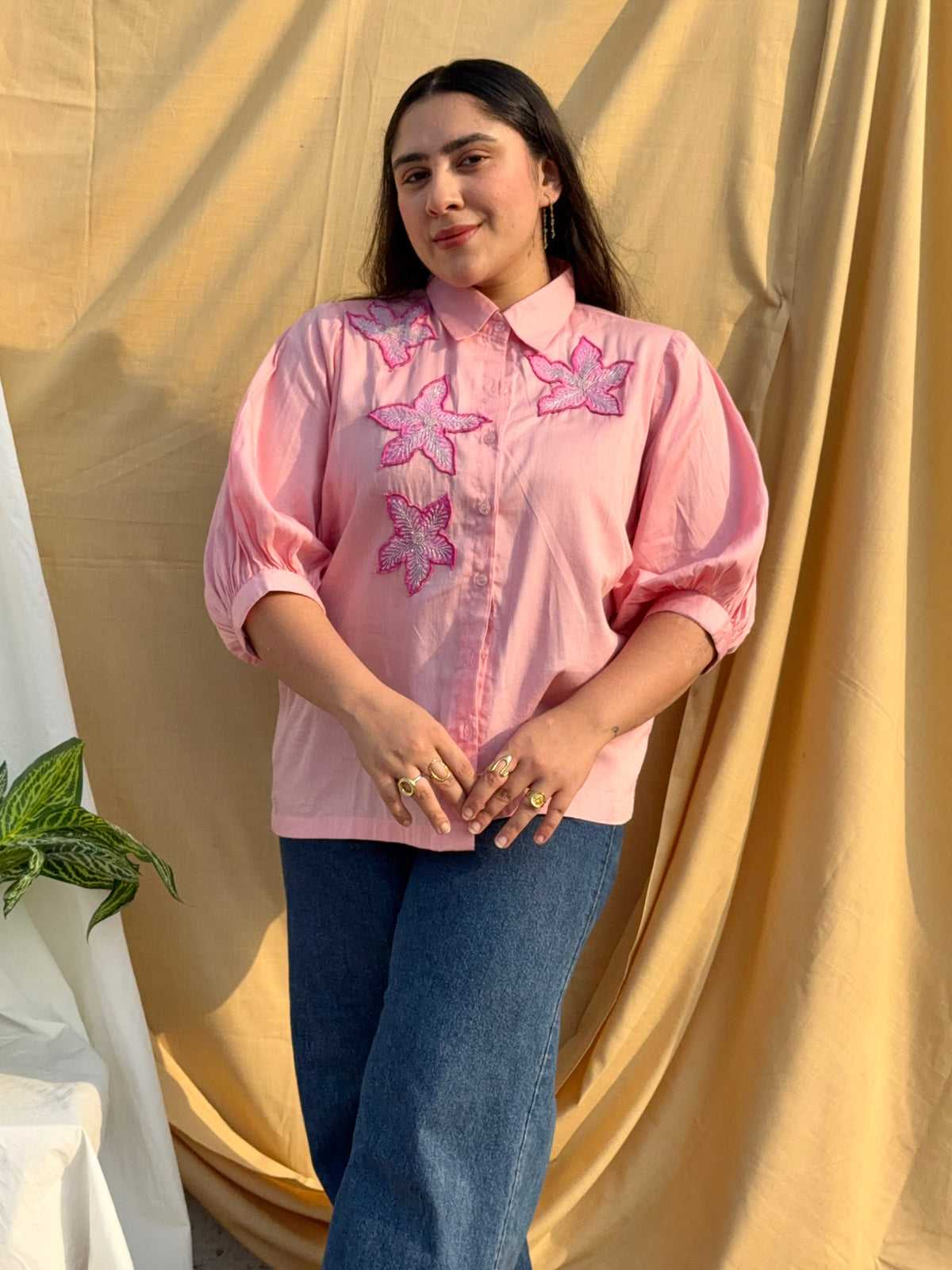 Pankh Embroidered Shirt