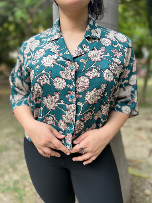 Panna Kalamkari Shirt